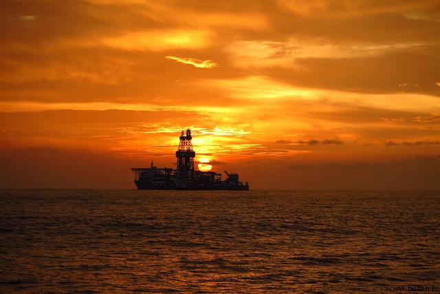 Drill Ship Sunset.JPG
