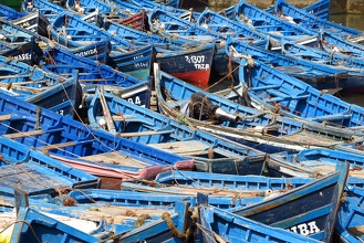 Blue Boats from Essaouira
